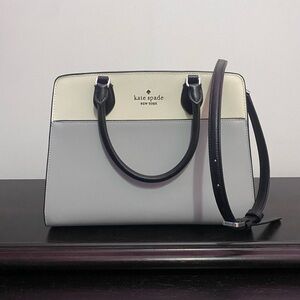 Kate Spade New York Madison Medium Satchel Saffiano Leather Handbag
